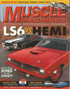 HEMMINGS MUSCLE MACHINES 2011 MAY - LS6 vs HEMI, ELIMINATOR, FONDA